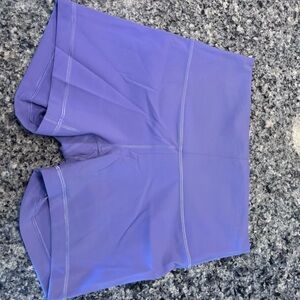 Lululemon Athletica Purple Bike Shorts wunder  train 6inch